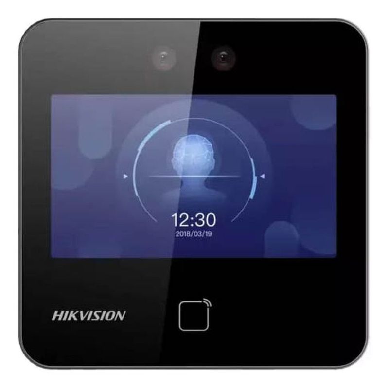 controle de acesso facial hikvision ds-k1t343ewx com vídeo porteiro (mp)