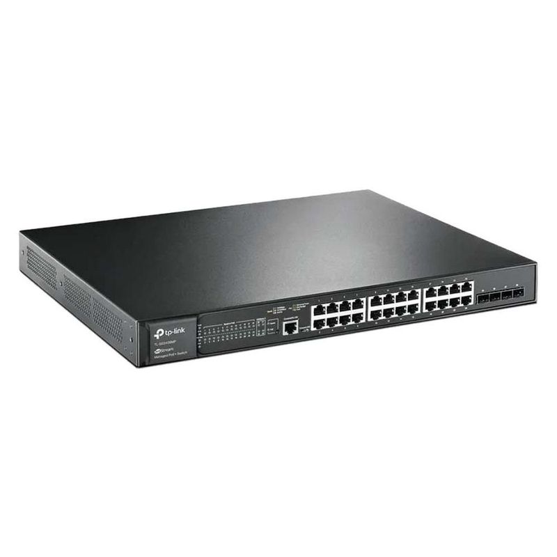 switch tp-link tl-sg3428mp 24 portas poe gigabit + 4 sfp l2 + gerenciável (mp)