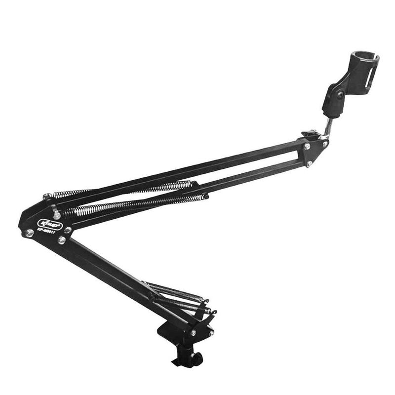 suporte de mesa knup kp-m0017 para microfone profissional (mp)