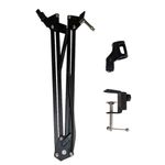 suporte de mesa knup kp-m0017 para microfone profissional (mp)