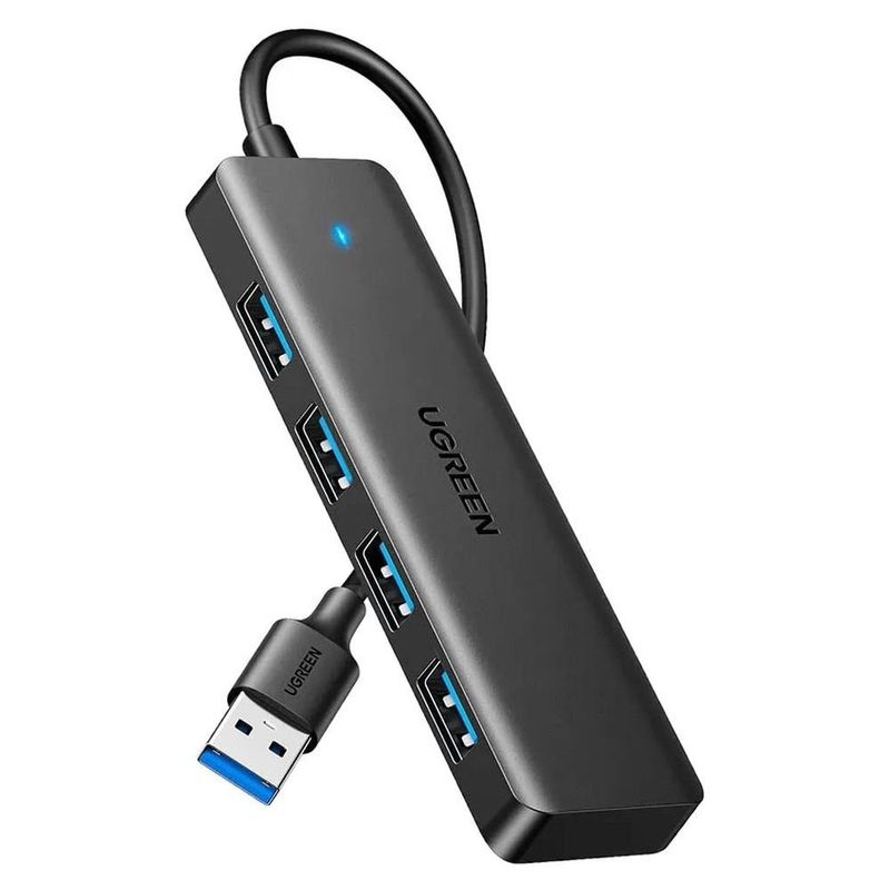 hub usb 3.0 ugreen cm219 4 portas preto (mp)