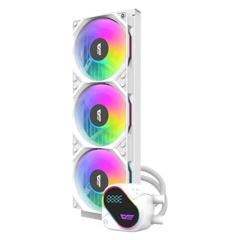 water cooler darkflash do360 argb 360mm branco (mp)