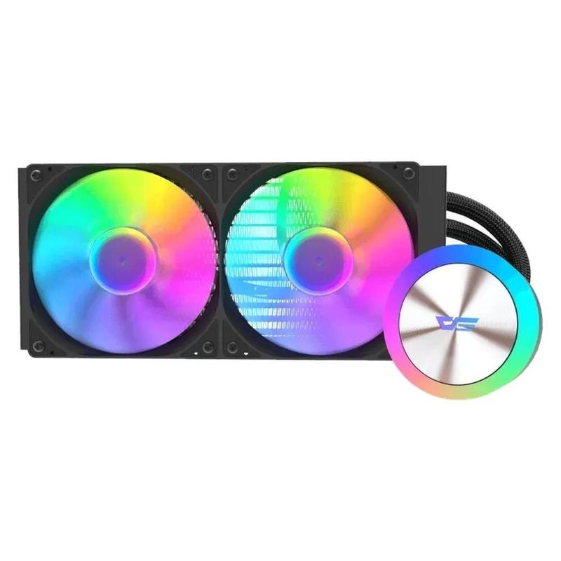 water cooler darkflash dg240 argb 240mm preto (mp)