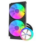 water cooler darkflash dg240 argb 240mm preto (mp)