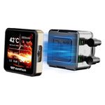 water cooler darkflash de240 argb 240mm com lcd preto (mp)