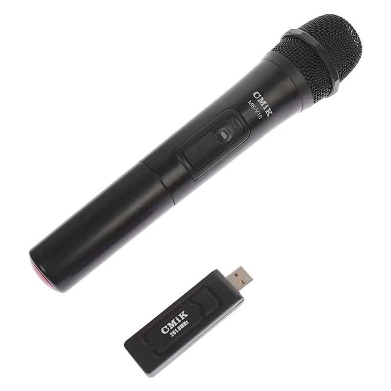microfone profissional sem fio cmik mk-v10 (mp)