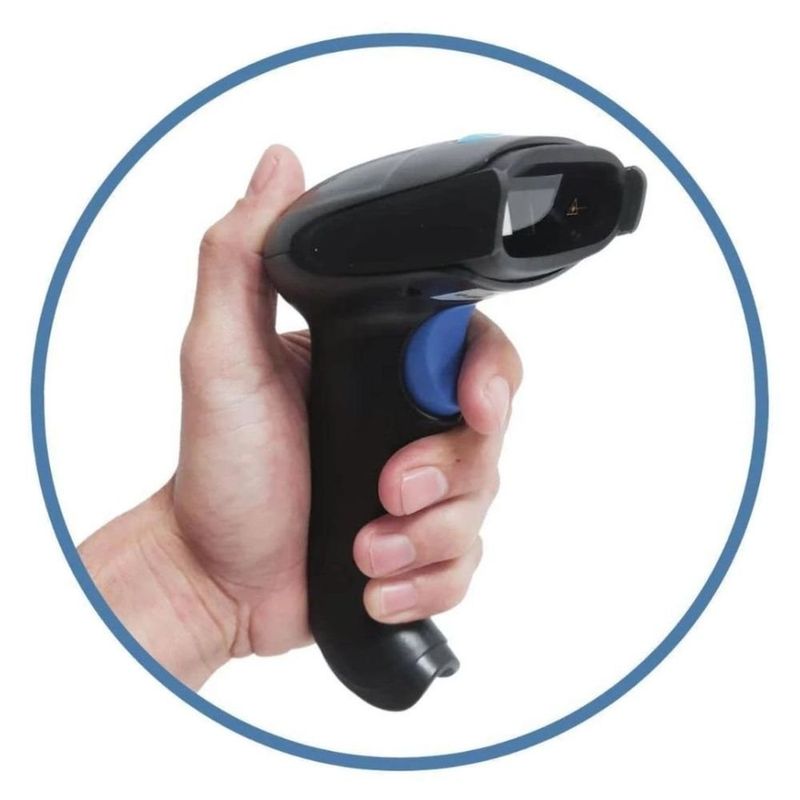 leitor de código de barras knup kp-1018a sem fio (mp)