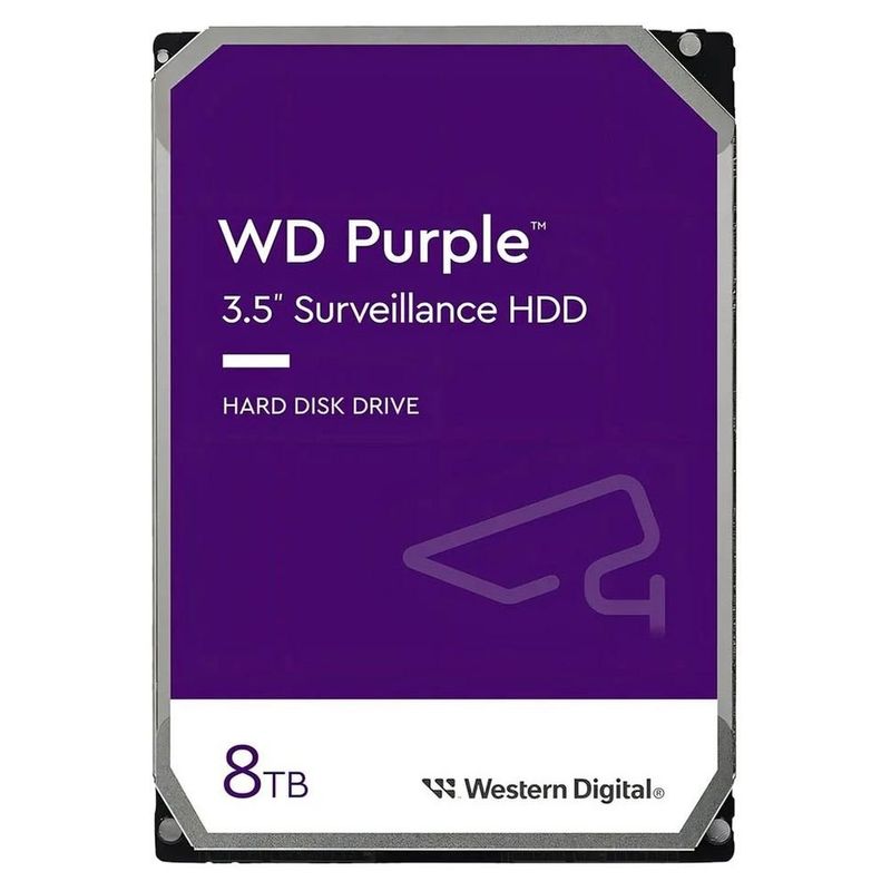 hd para vigilância western digital wd purple 8tb sata 256mb wd85purz (mp)