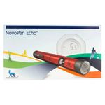 caneta aplicadora de insulina novopen echo red 1 unidade