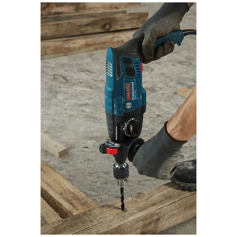 martelete bosch gbh 220 720w 127v azul