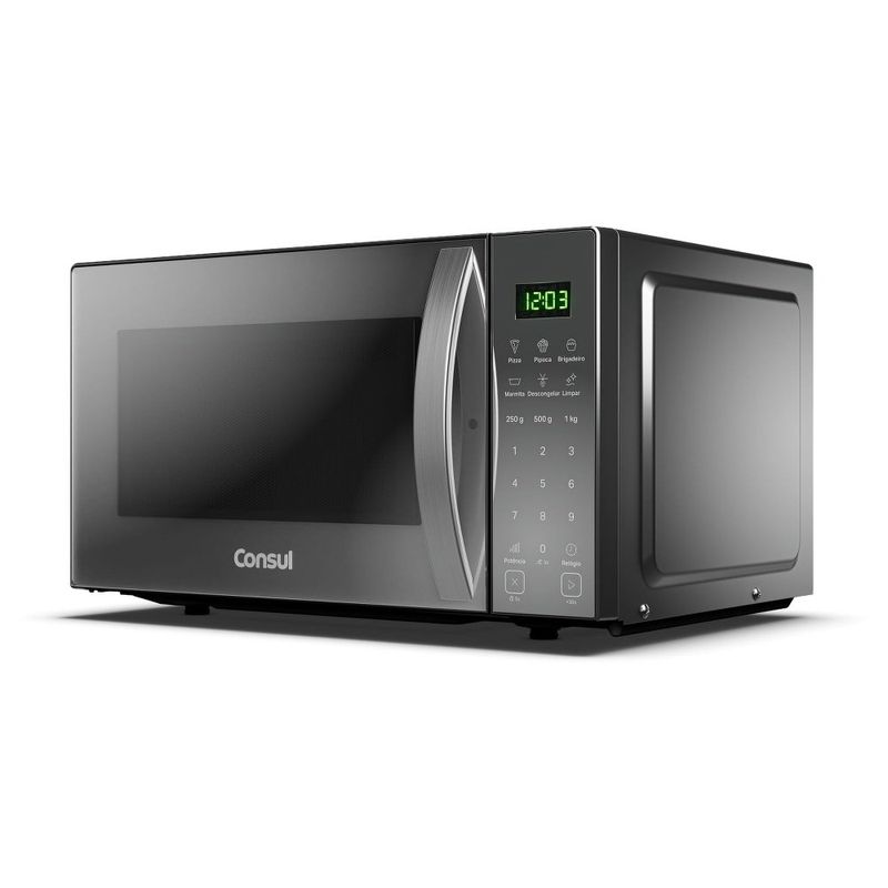 micro-ondas consul 23 litros com função marmita cor inox cms23arana