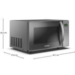 micro-ondas consul 23 litros com função marmita cor inox cms23arana