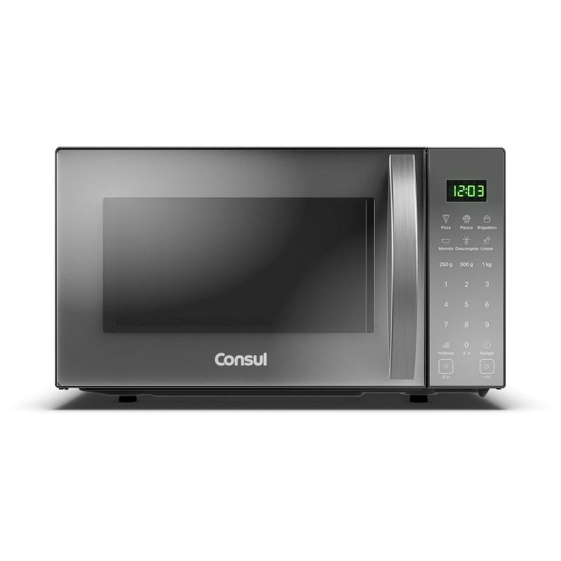 micro-ondas consul 23 litros com função marmita cor inox cms23arana