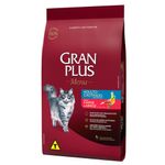 ração para gatos castrados granplus menu 10,1kg carne e arroz (mp)