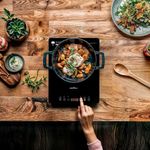 cooktop indução britânia 1 queimador 127v preto (mp)