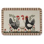 tapete para cozinha rozac 45x65cm galinhas (mp)