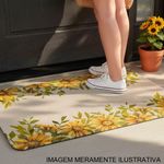 tapete para cozinha rozac 45x65cm girassóis (mp)