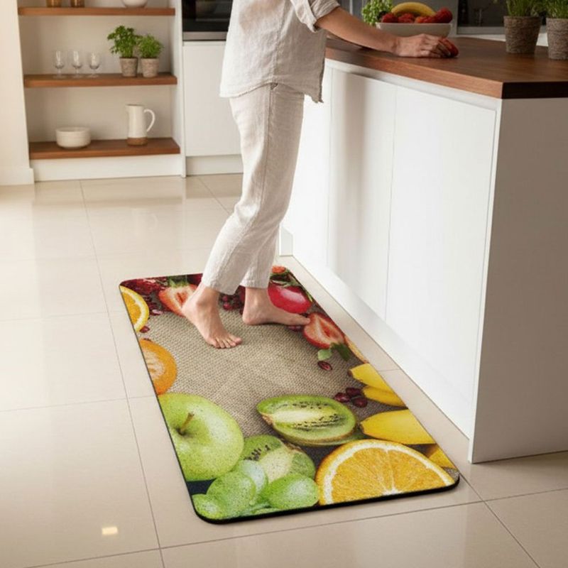 passadeira para cozinha rozac 45x115cm frutas (mp)