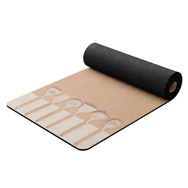 passadeira para cozinha rozac 45x115cm utensílios (mp)