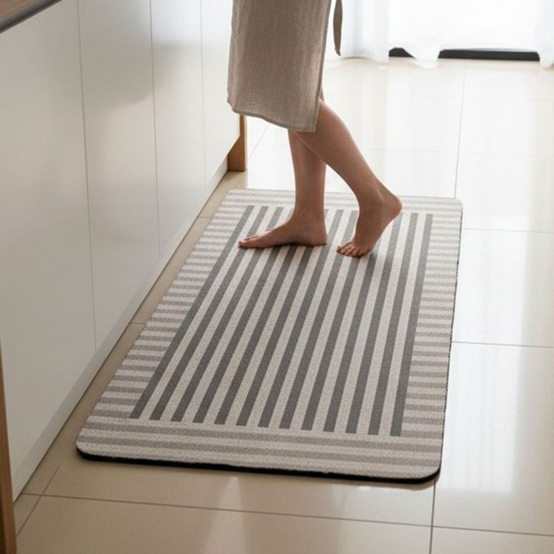 passadeira para cozinha rozac 45x115cm minimalismo cinza (mp)