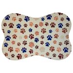 tapete mágico comedouro pet bella & co bege 38x58cm (mp)