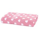 toalha de rosto dohler prisma love rosa 50x80cm (mp)