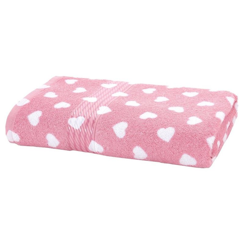 toalha de rosto dohler prisma love rosa 50x80cm (mp)