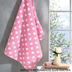 toalha de rosto dohler prisma love rosa 50x80cm (mp)