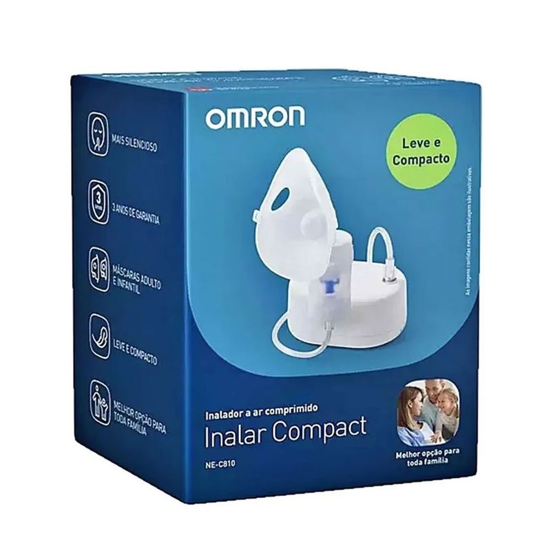 inalador omron inalar compact ne-c810 (mp)