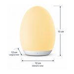 luminária infantil vava mini baby tera branco (mp)