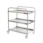dispositivo para transporte imeca com 3 bandejas inox 5116 (mp)