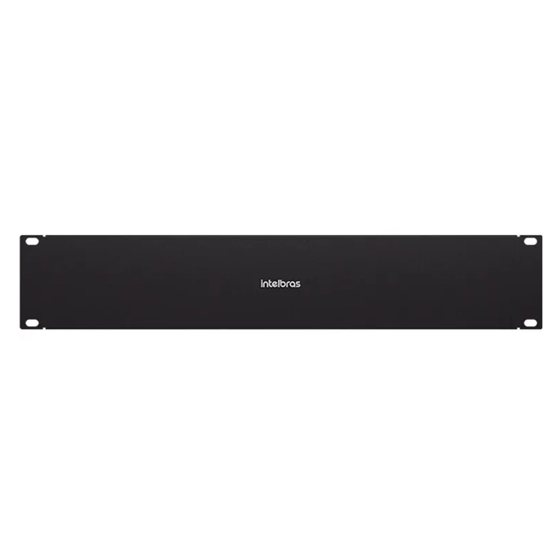 conjunto frente falsa para rack intelbras 2u 19" ff2u kit com 5 unidades 4770083 (mp)