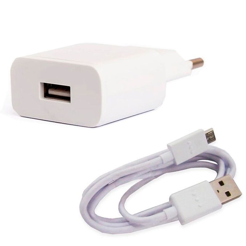 kit carregador de parede usb + cabo micro usb salcomp branco s11d38kit (mp)