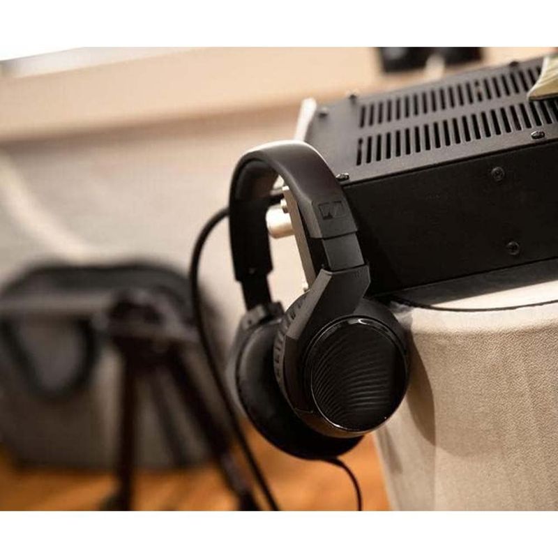 fone de ouvido headphone p3 sennheiser hd200 pro preto (mp)