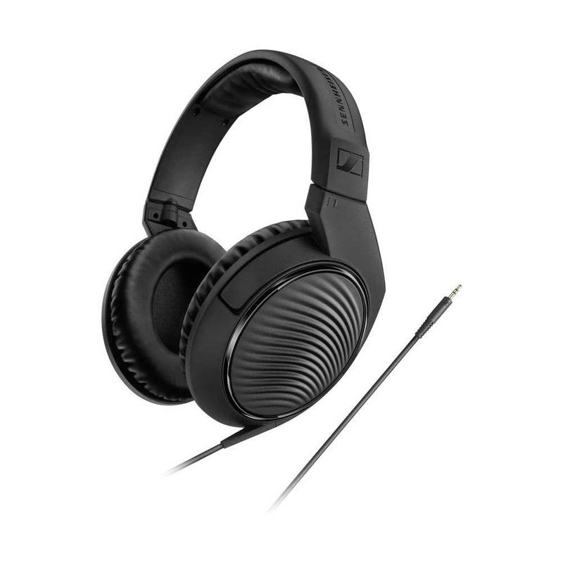 fone de ouvido headphone p3 sennheiser hd200 pro preto (mp)