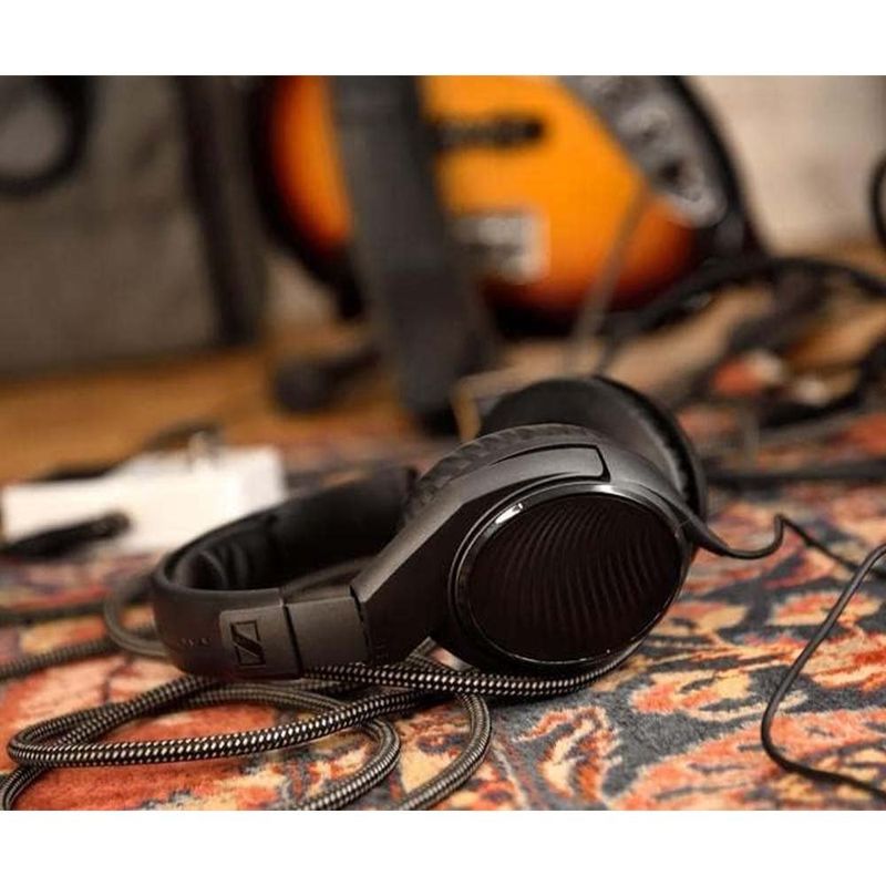 fone de ouvido headphone p3 sennheiser hd200 pro preto (mp)
