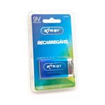 bateria recarregável knup 9v 450mah (mp)