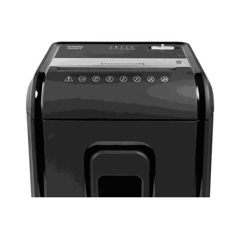 fragmentadora de papel aurora as2425cd-2 até 20 folhas 26,5 litros 220v (mp)