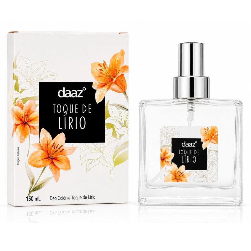deo colônia daaz toque de lírio 150ml