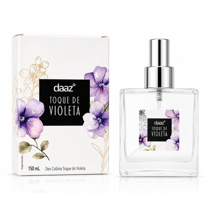 deo colônia daaz toque de violeta 150ml