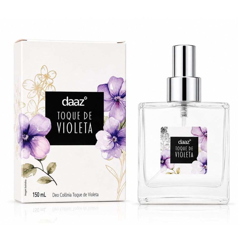 Deo Colônia Daaz Toque de Violeta 150ml
