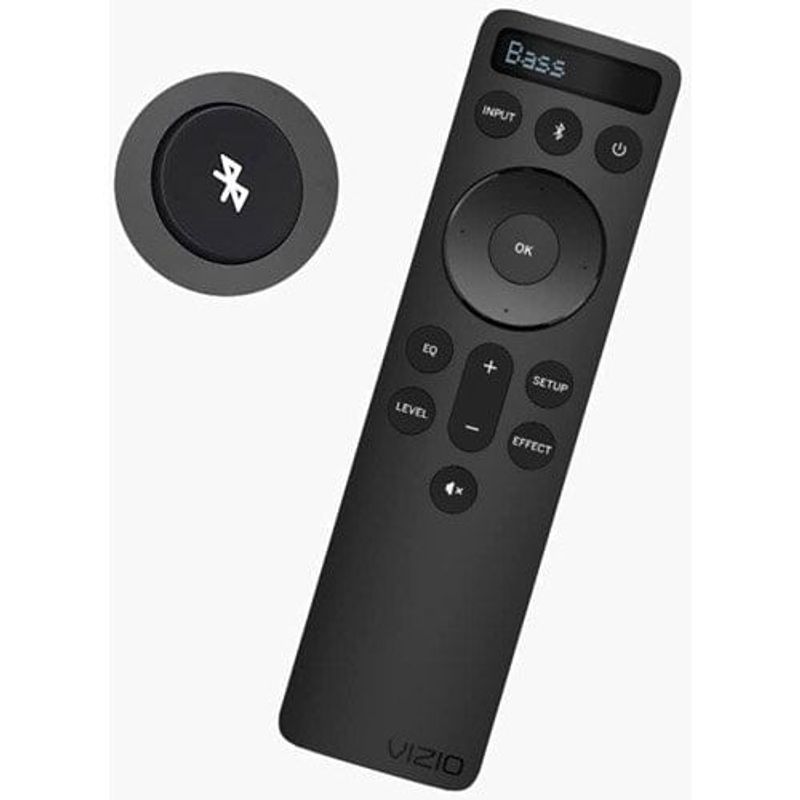 controle remoto vizio para soundbar 2.1 e 5.1 preto a-bi