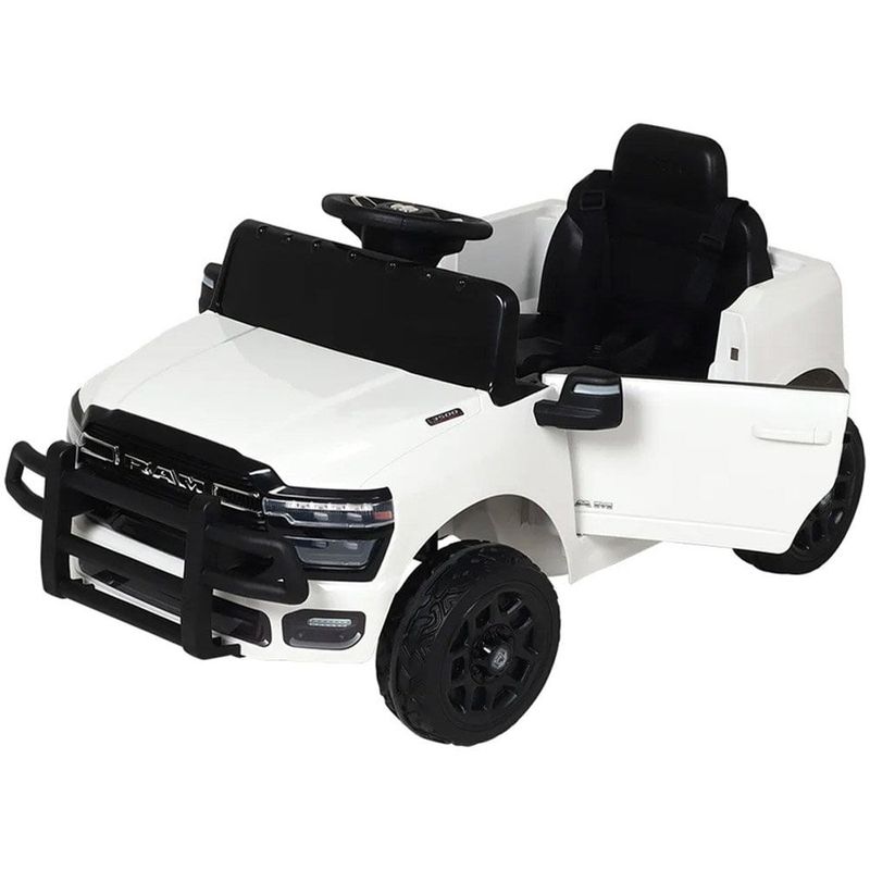carro elétrico belfix dodge ram 24v branco bel 947201