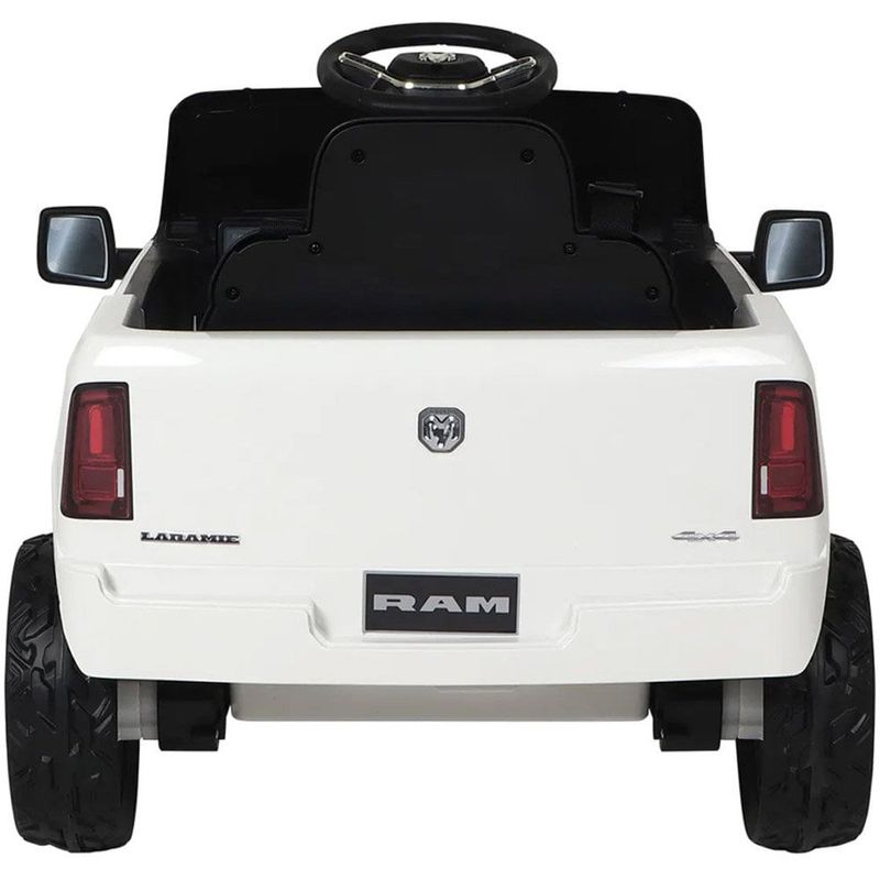 carro elétrico belfix dodge ram 24v branco bel 947201