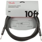 cabo para guitarra fender liso com design anti-torção 3 metros preto a-bi