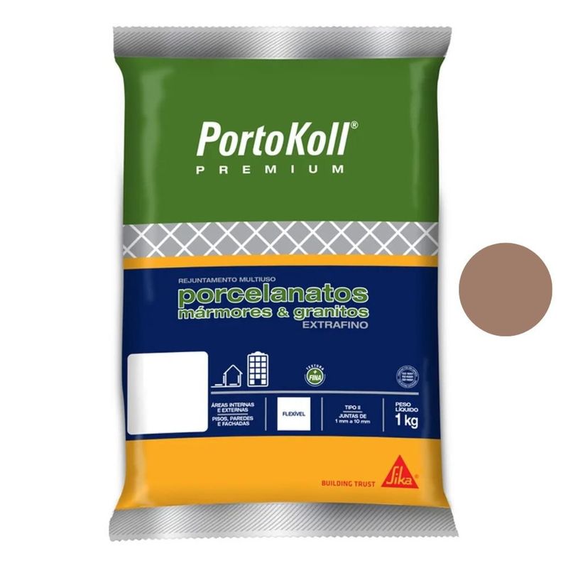 rejunte flexível multiuso portokoll extrafino 1kg amendola (mp)