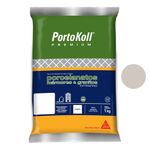 rejunte flexível multiuso portokoll extrafino 1kg cinza platina (mp)