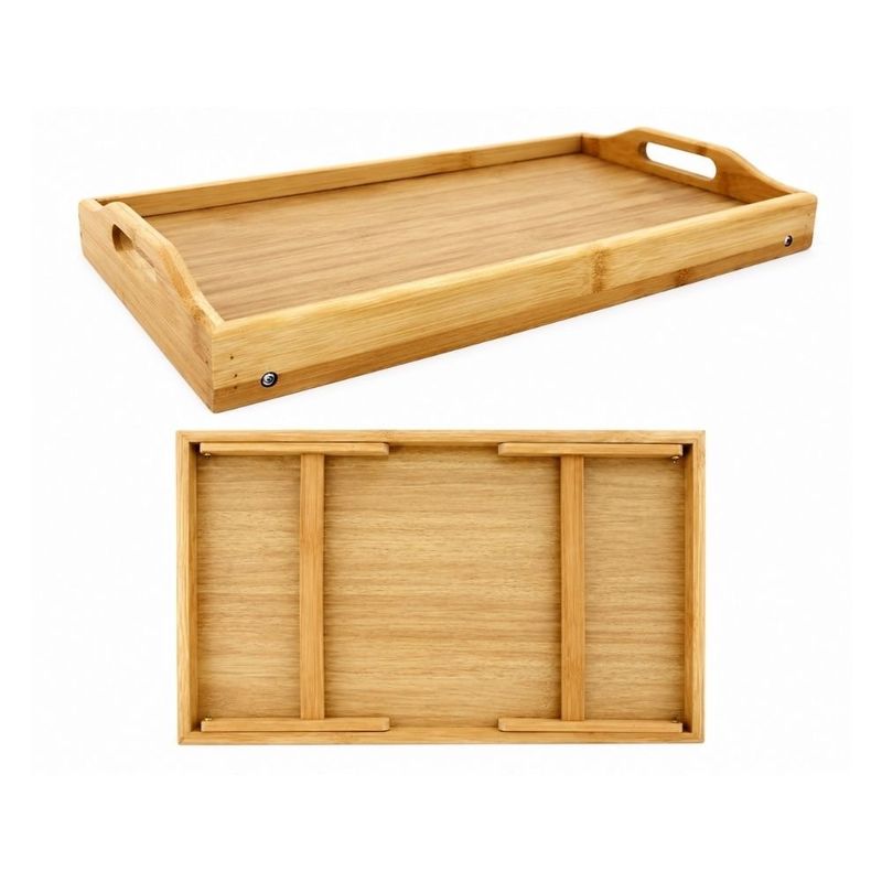 bandeja de bambu casita dobrável com pés cx220 (mp)