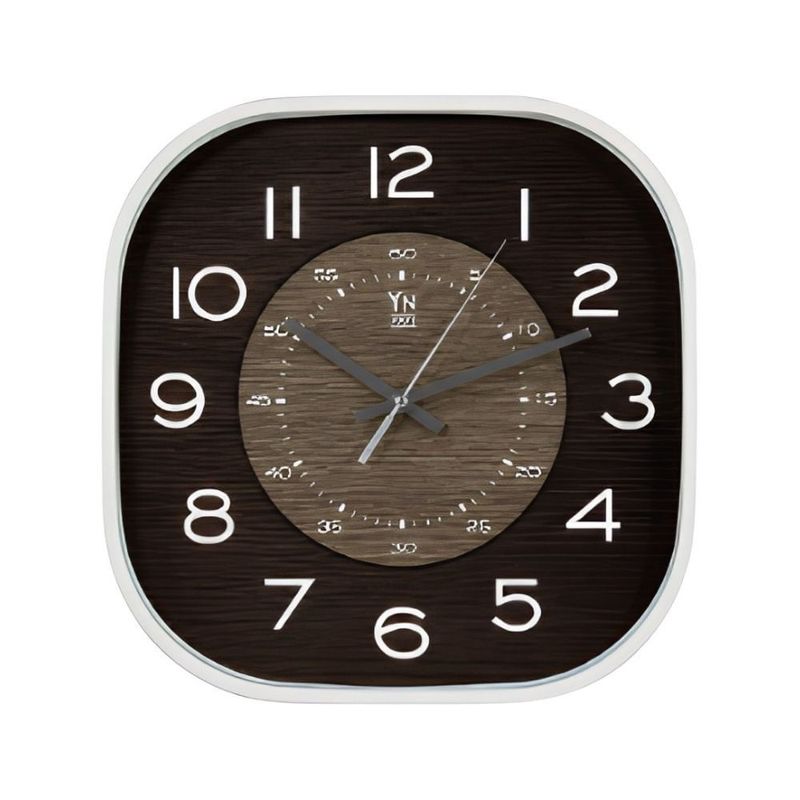 relógio de parede yn clock dourado 30cm yjh6480-25 (mp)
