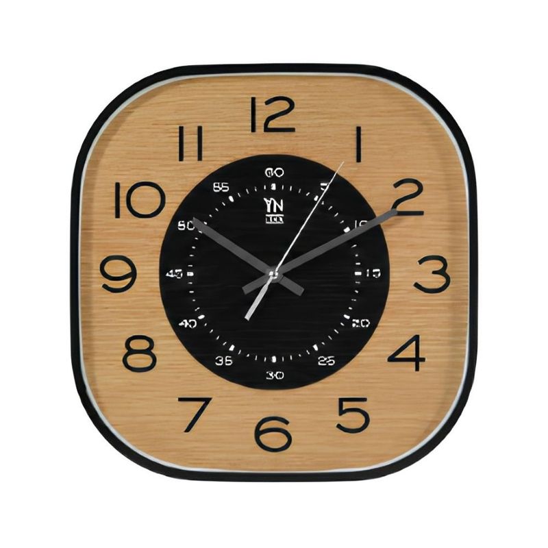 relógio de parede yn clock dourado 30cm yjh6480-25 (mp)